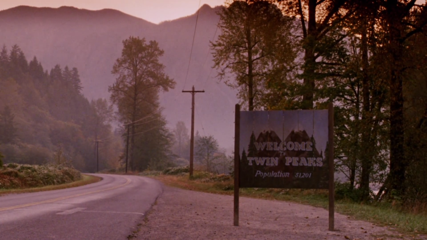 twin peaks sign television