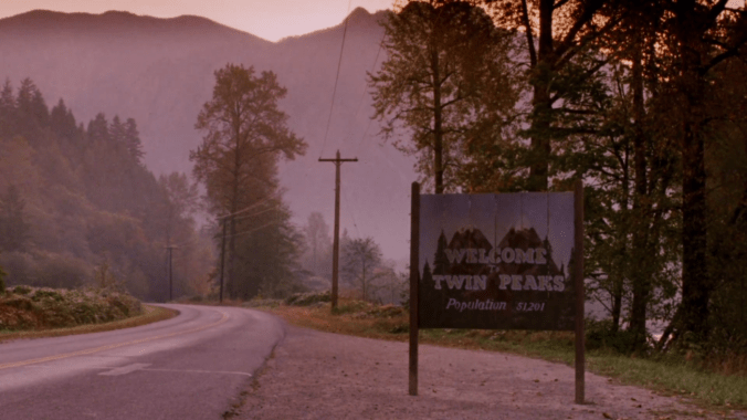 twin peaks sign television